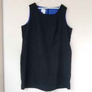 J.B. S. PInstripe Plus Dress 26W Black Stripes